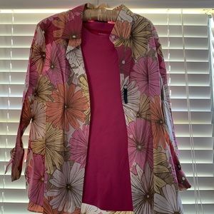 Westbound 2pc blouse and shell set.